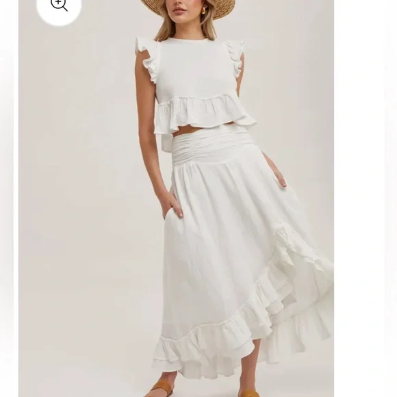 FREE PEOPLE AUGUSTA SKIRT SET - Picture 1 of 4